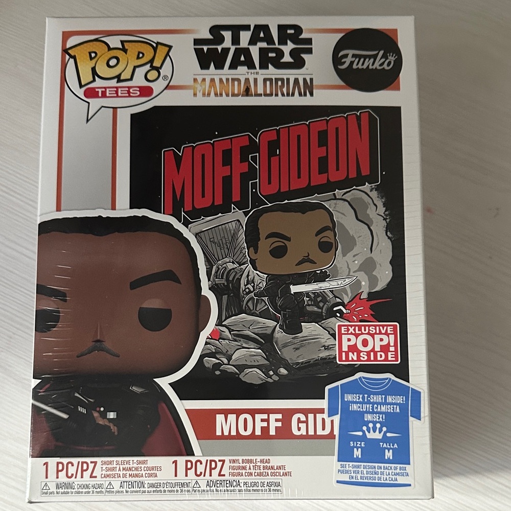 Funko Star Wars Moff Gideon Pop! Tee - Black and Red